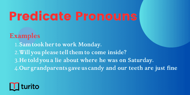 Predicate Pronouns