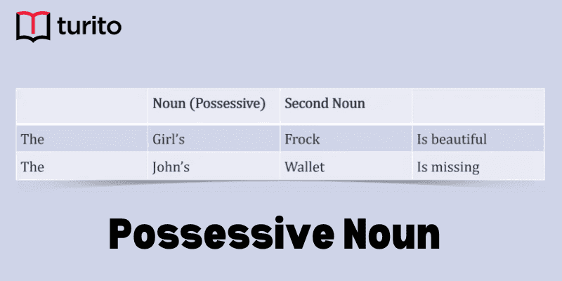 Possessive Noun